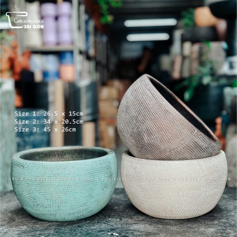 Chậu wax màu cao cấp