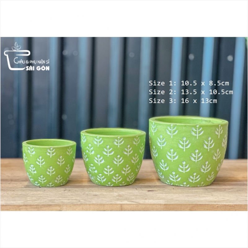 Chậu wax màu cao cấp