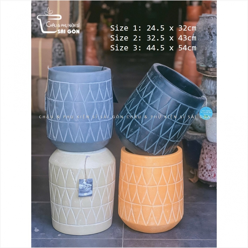 Chậu wax màu cao cấp