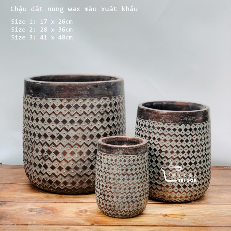Chậu wax màu cao cấp